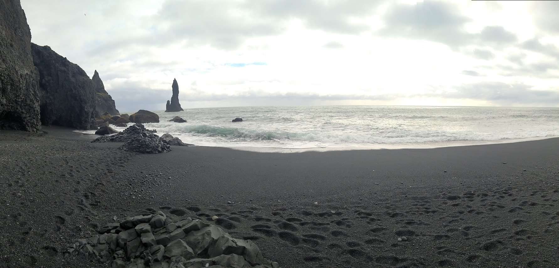 Black beach in Iceland