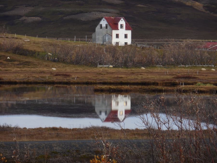 A house in solitude outside Akranes