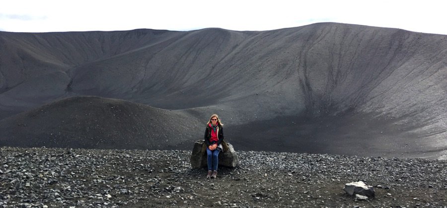 Black mountains in Iceland