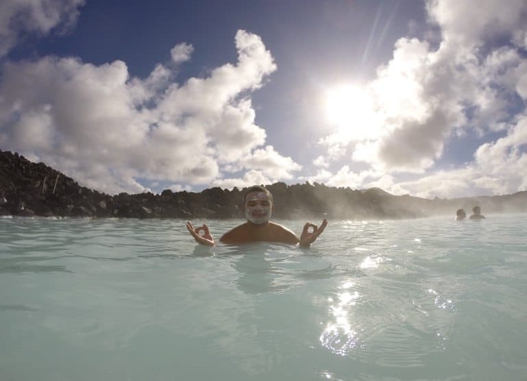 Swimming in the Blue Lagoon