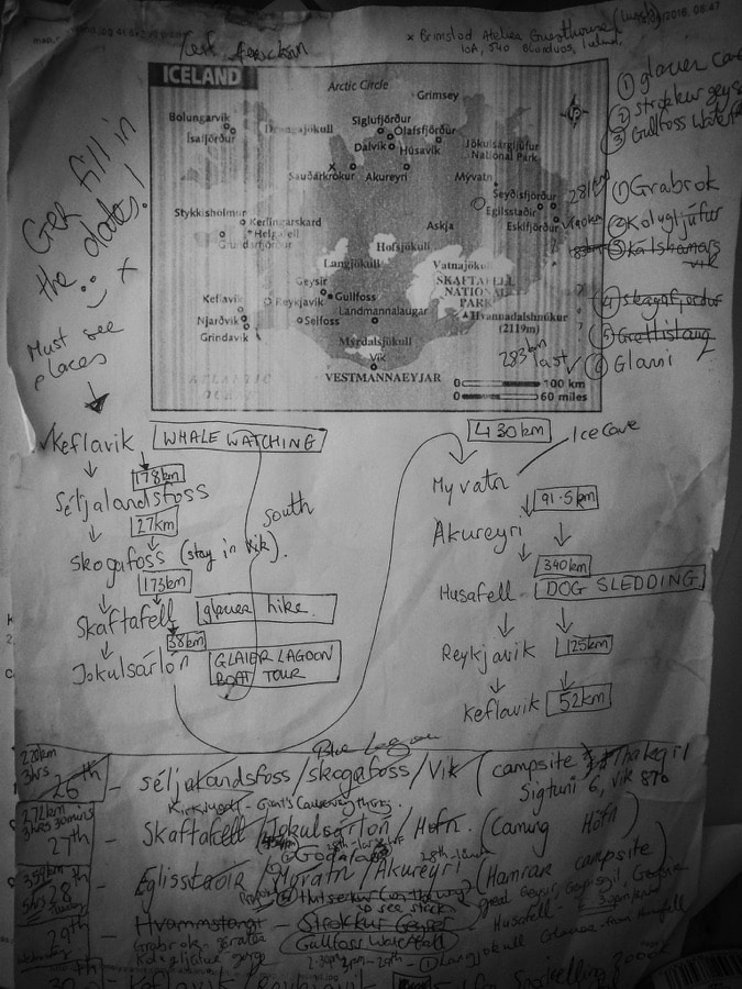 A camping itinerary for a trip around Iceland A camping itinerary for a trip around Iceland