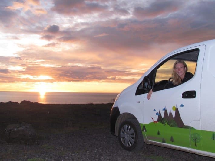 Camper van holiday around Iceland