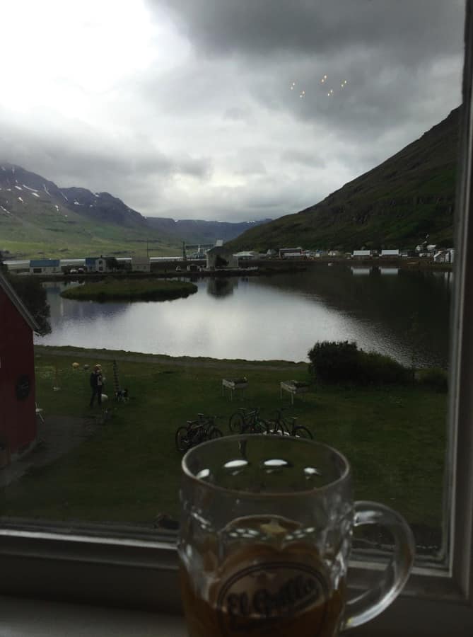 Campsite in Seyðisfjörður