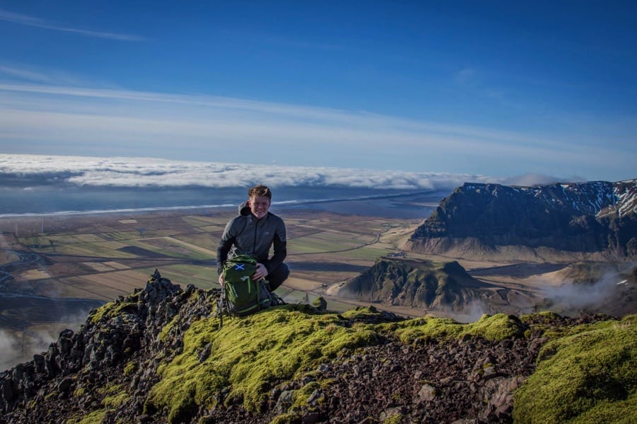 View over Eyjafjallajökull