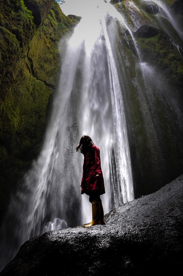 Gjúfrafoss waterfall in South Iceland