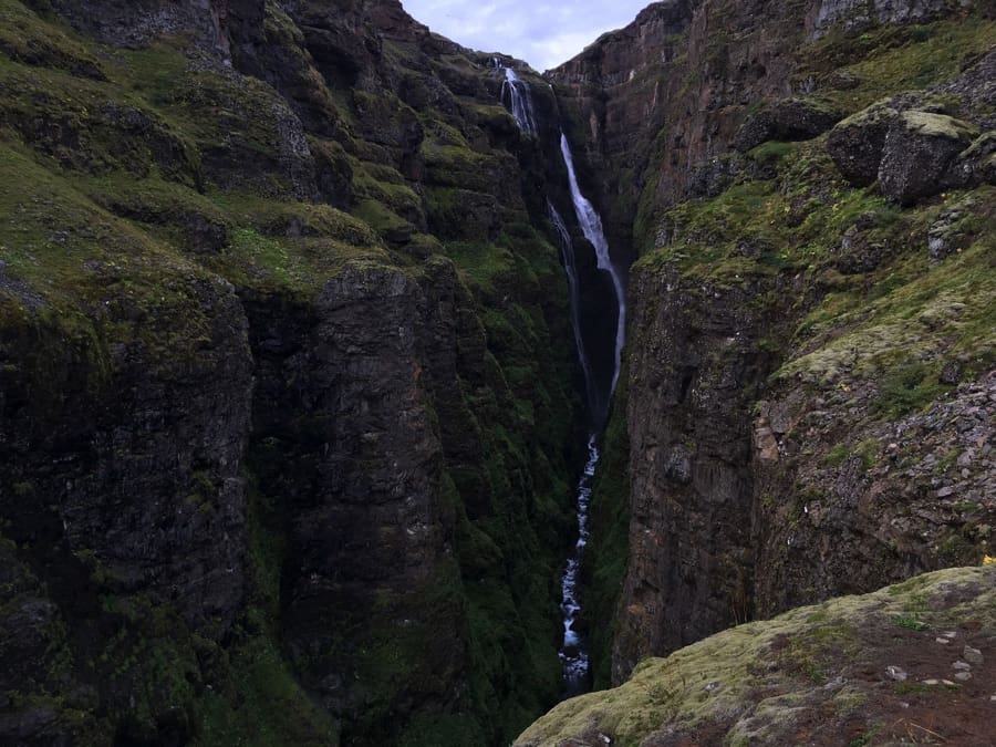 Glýmur. Iceland's highest waterfall