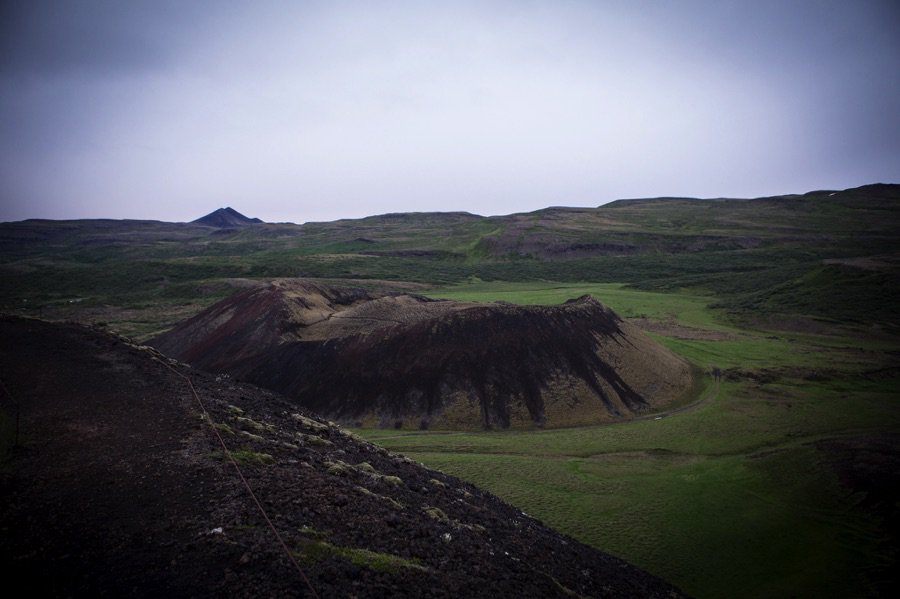 Grábrók Crater in North Iceland Grábrók Crater in North Iceland