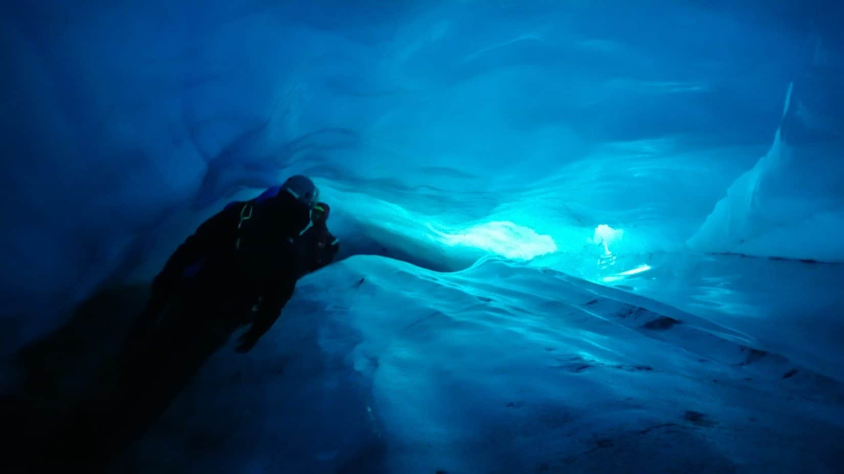 An Ice cave in Iceland