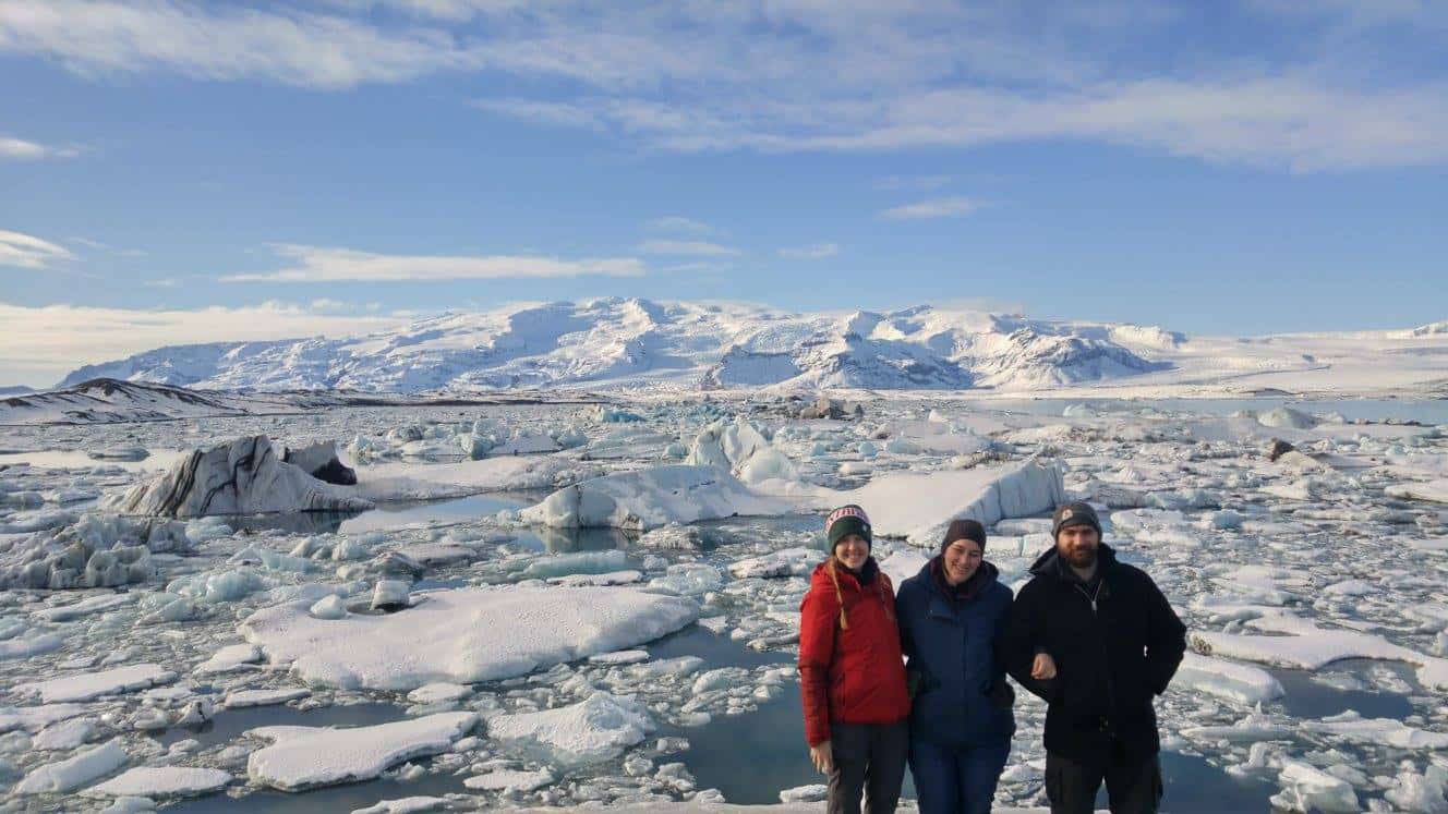 Visiting the Ice lagoon in March