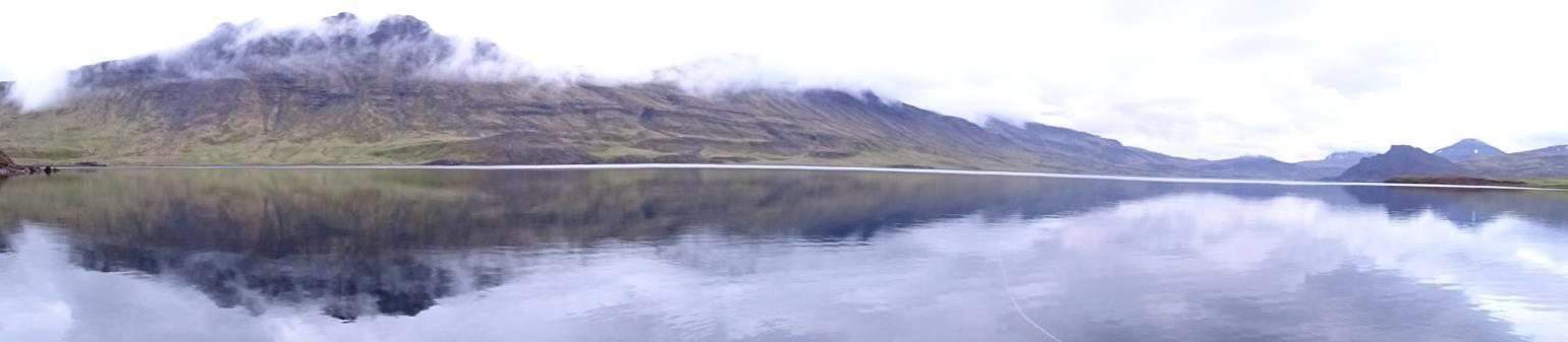 Lake fishing in Iceland