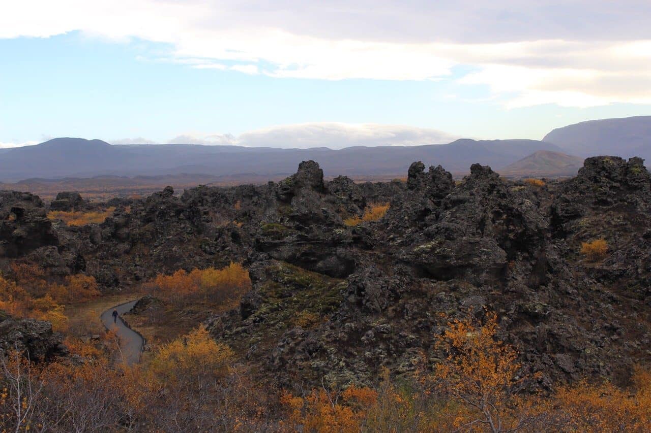 Icelandic lava stones