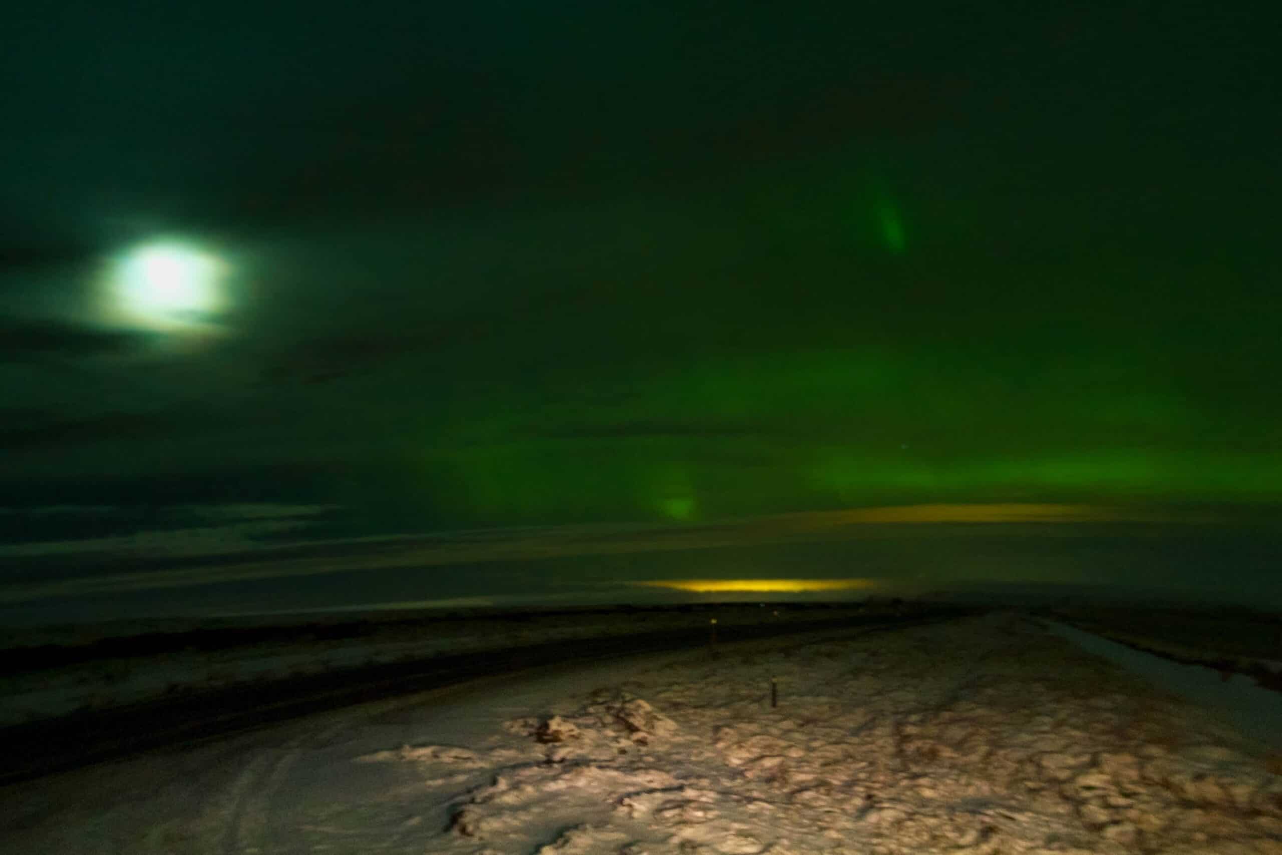 Northern lights at Þingvellir national park