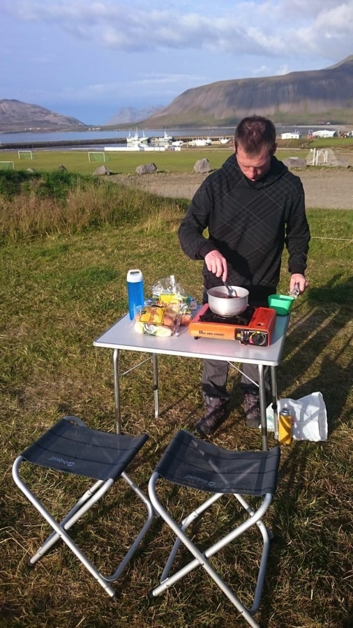 Cooking in the great outdoors