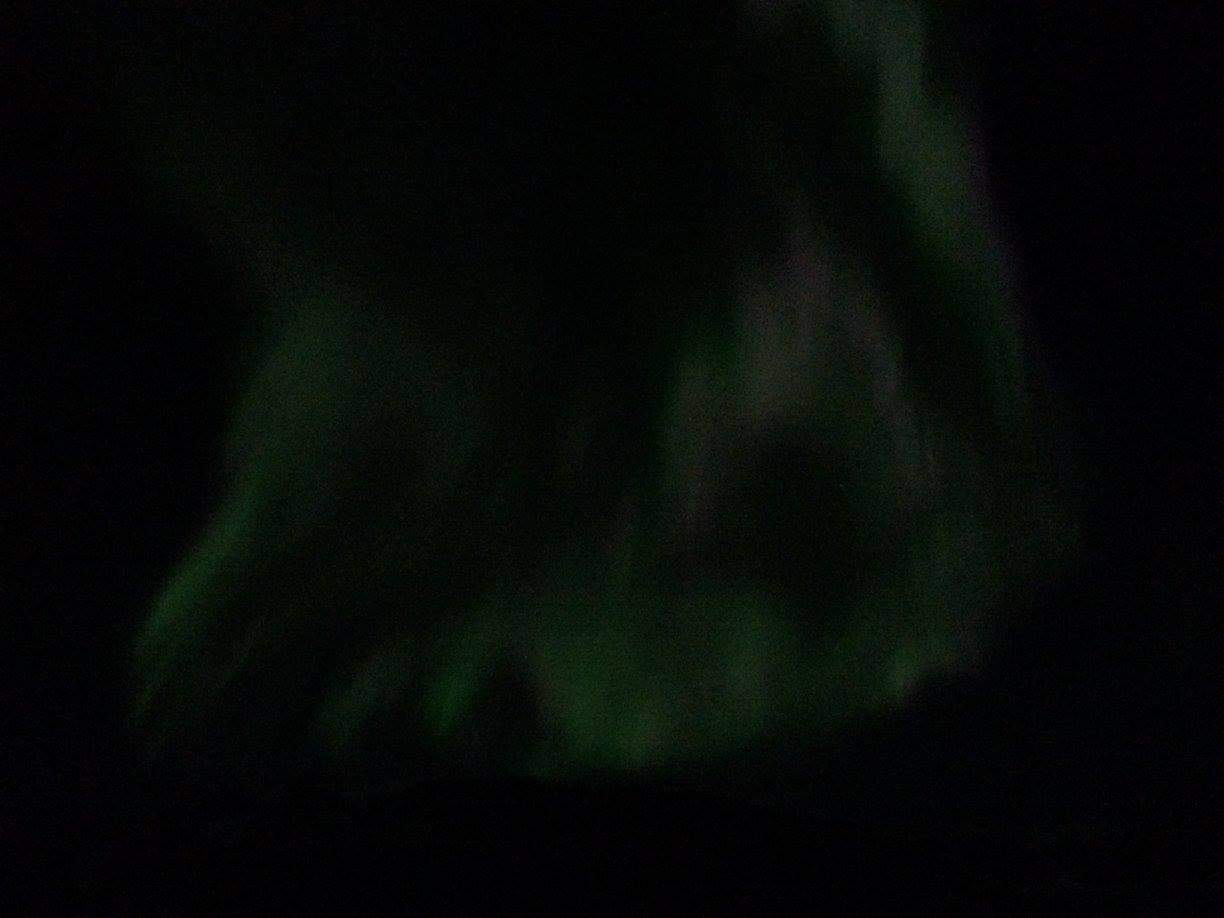 Northern lights shot with an iPhone