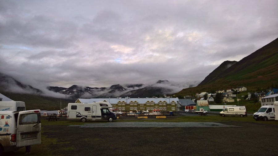 Camping in Siglufjörður