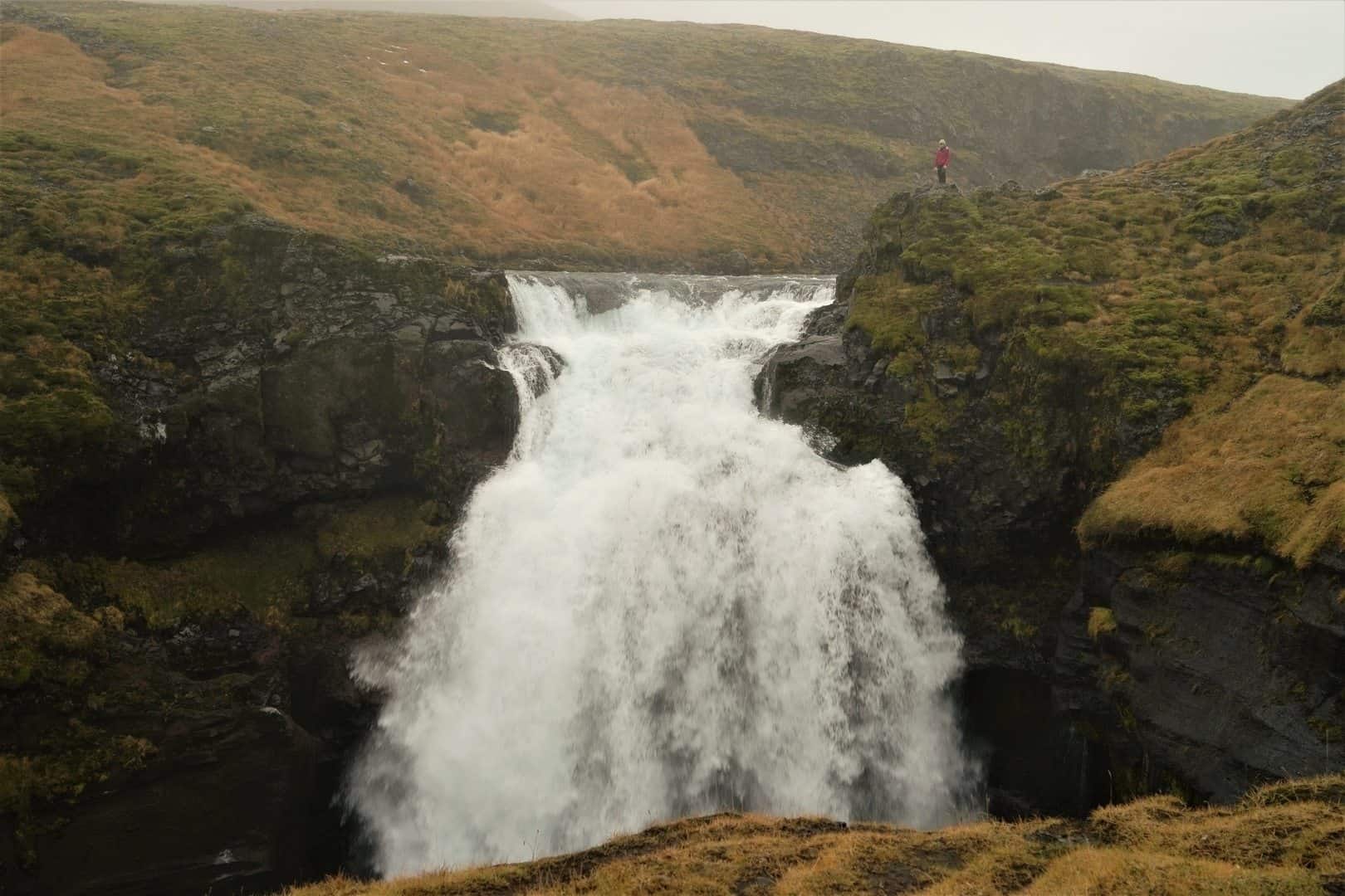 You'll find solitude on the trail above Skógafoss