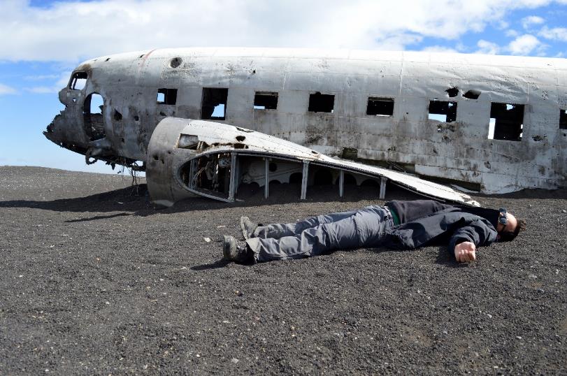 The abandoned airplane on Sólheimarsandur