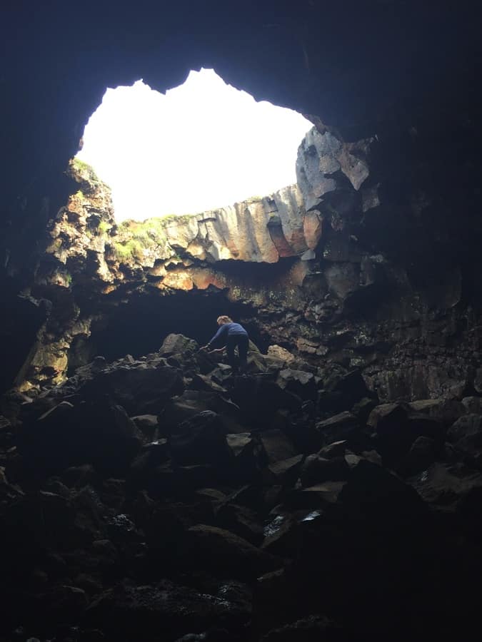 Caving in Iceland