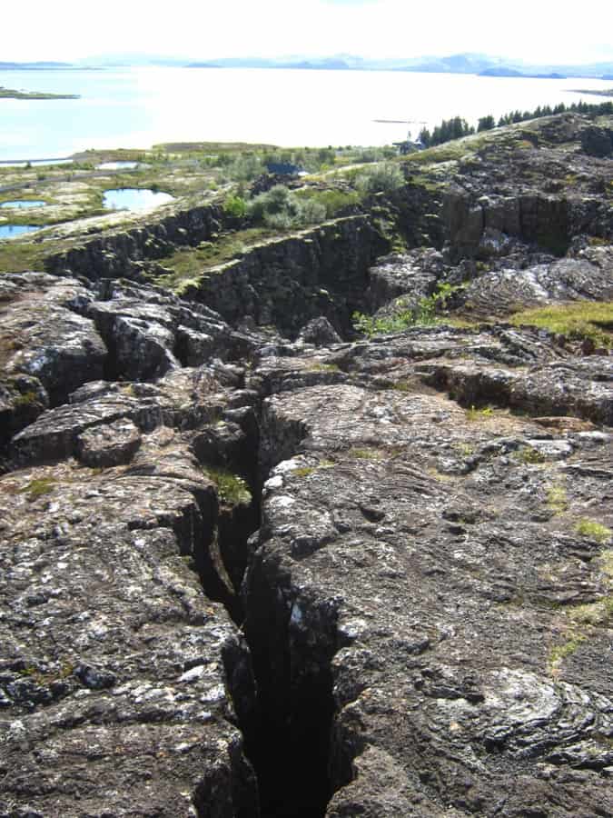 The Teutonic plates in Iceland