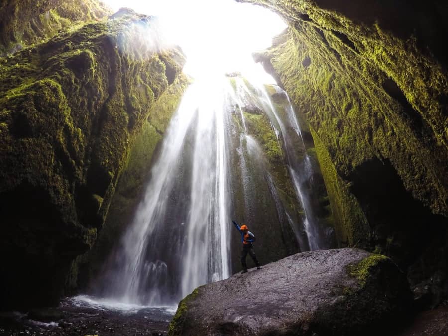 The waterfall Gljúfráfoss