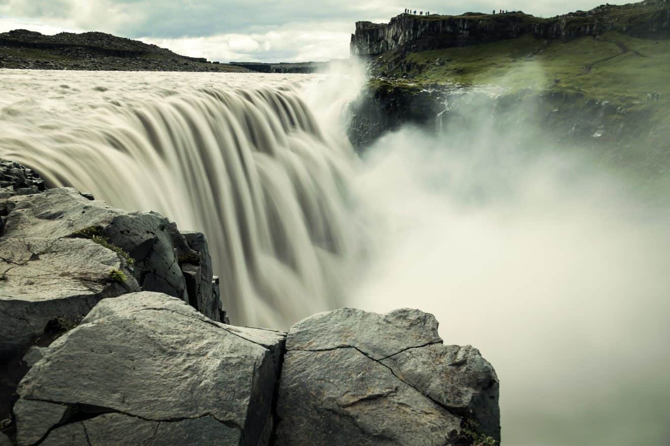Dettifoss waterfall. Europe's most powerful waterfall