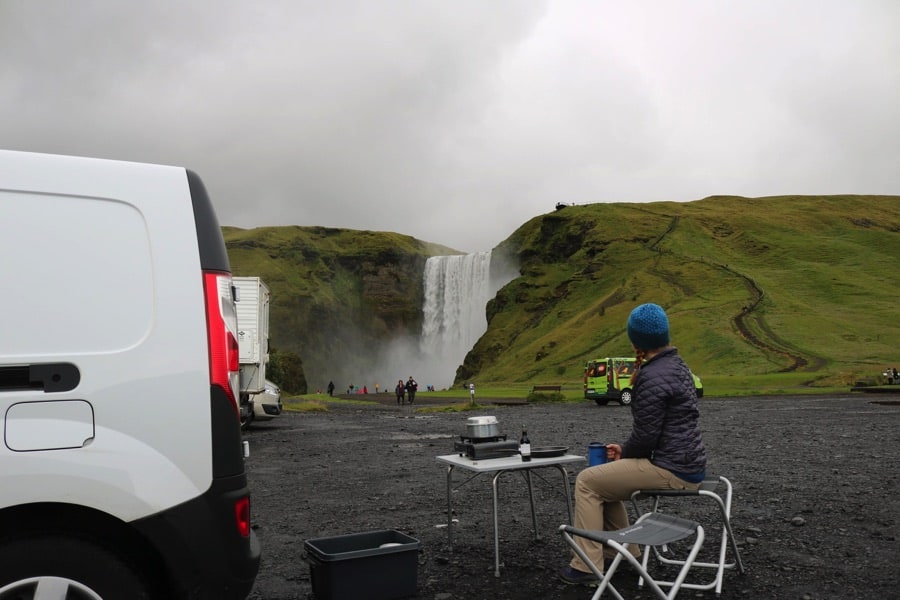 Iceland's most beautiful waterfall Skógafoss