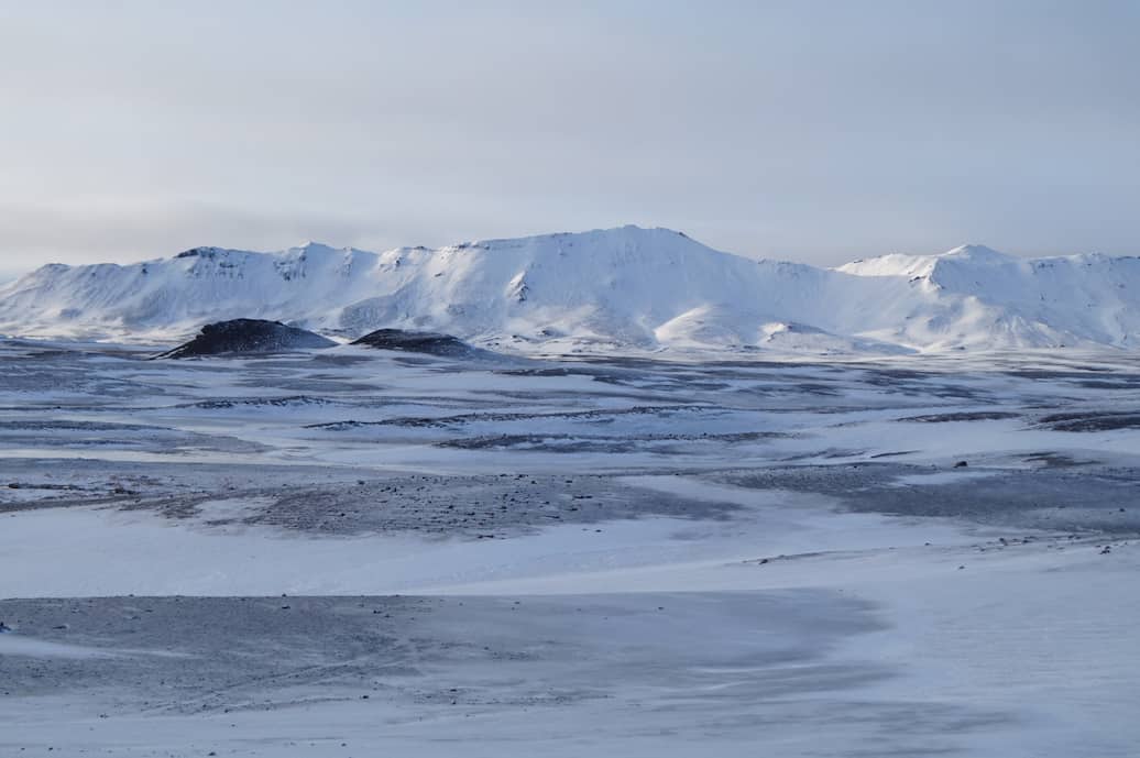 Þingvellir in February
