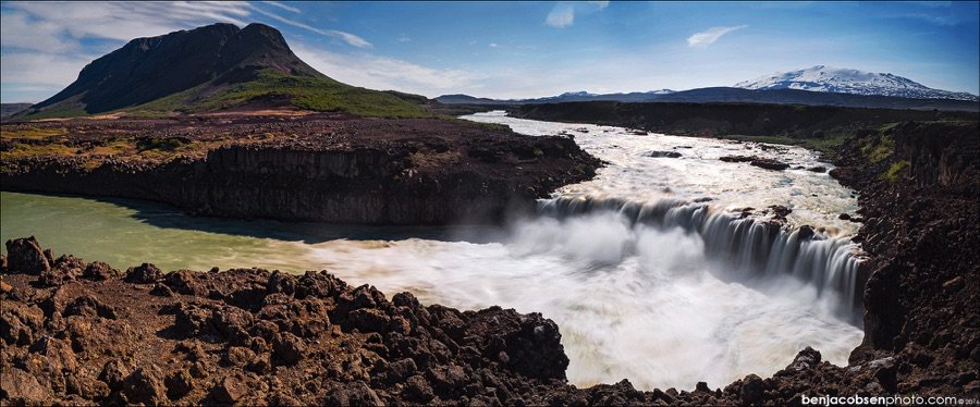 Þjófafoss waterfall in South Iceland