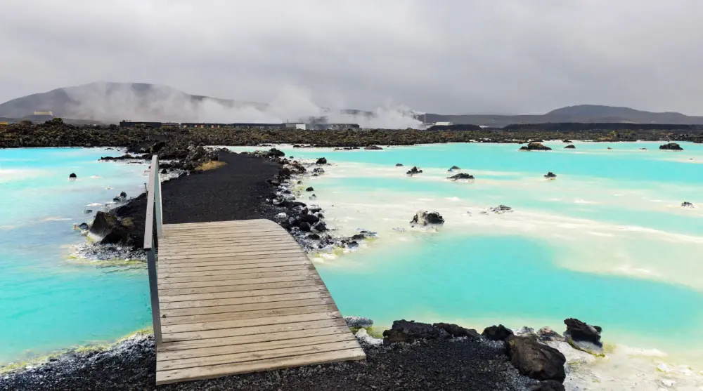 Bridge at the Blue Lagoon.