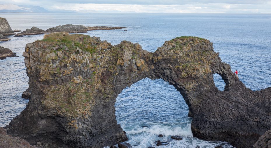 Gatklettur rock at Arnarstapi, Iceland.