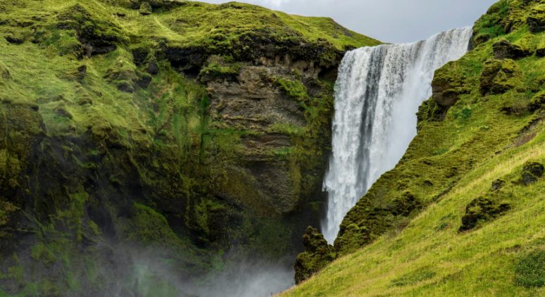 Skogagoss waterfall in Iceland