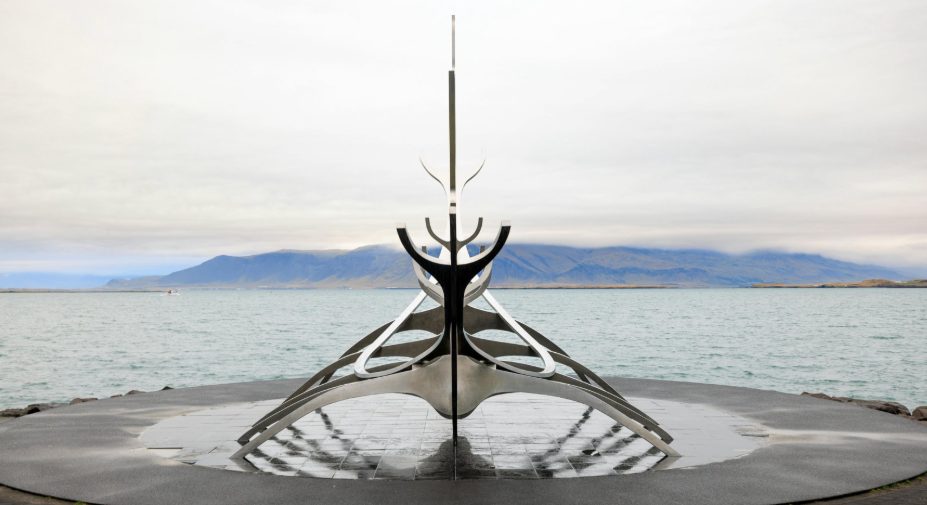 Sun Voyager sculpture in Reykjavik