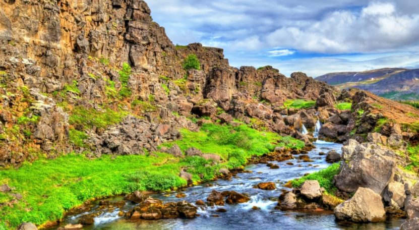 Thingvellir National Park in Iceland.