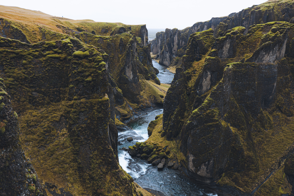 Fjaðrárgljúfur Canyon in Iceland