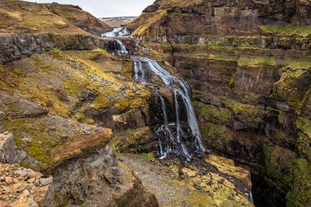 Glymur Waterfall in Iceland