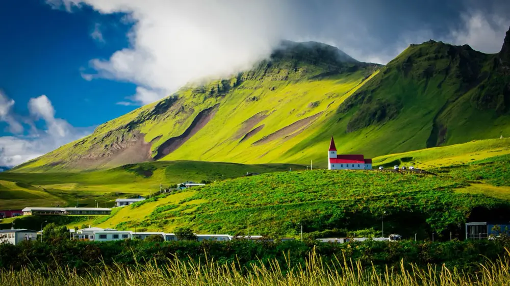 Church in South Iceland.