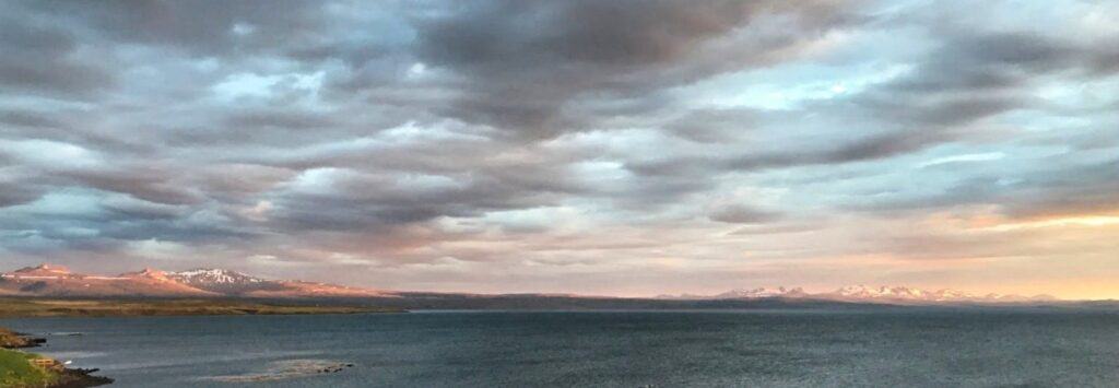 Clouds in the sky in iceland