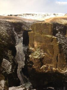 A canyon in South Iceland A canyon in South Iceland