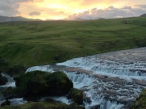 Above Skógafoss