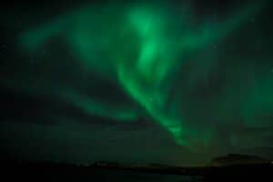 Aurora Borealis above Akranes