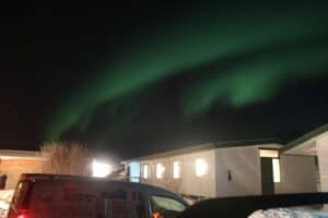 Aurora Borealis at Lake Mývatn Aurora Borealis at Lake Mývatn