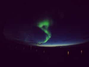 Aurora Borealis by Lake Mývatn