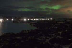 Aurora Borealis by the Blue Lagoon Aurora Borealis by the Blue Lagoon
