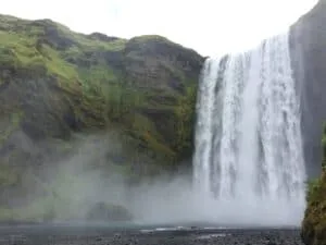 Beautiful Skógafoss waterfall Beautiful Skógafoss waterfall