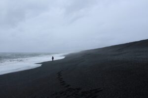 Black beach Iceland Black beach Iceland