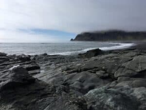 Black beach hiking Black beach hiking