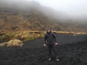 Black sand South Iceland