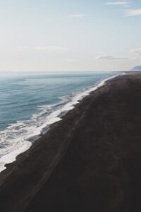 Black sand beach Iceland Black sand beach Iceland