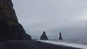 Black sand beach outside Vik