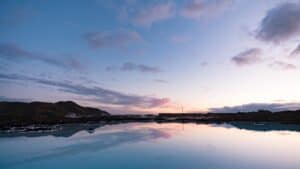 Blue Lagoon sunset